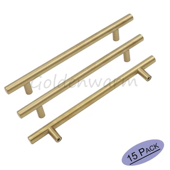 Goldenwarm Kitchen Cabinet Pulls Gold Dresser Drawer Knobs Bathroom Cabinet Handles Stainless Steel Door Knobs 15 Pack
Goldenwarm Kitchen Cabinet Pulls Gold Dresser Drawer Knobs Bathroom Cabinet Handles Stainless Steel Door Knobs 15 Pack