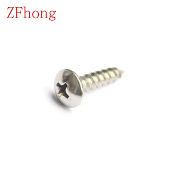 100pcs/lot M3.5(3.5mm) A2 Stainless Steel Phillips Truss Head (Cross Recessed Mushroom Head) Self Tapping Screws
100pcs/lot M3.5(3.5mm) A2 Stainless Steel Phillips Truss Head (Cross Recessed Mushroom Head) Self Tapping Screws