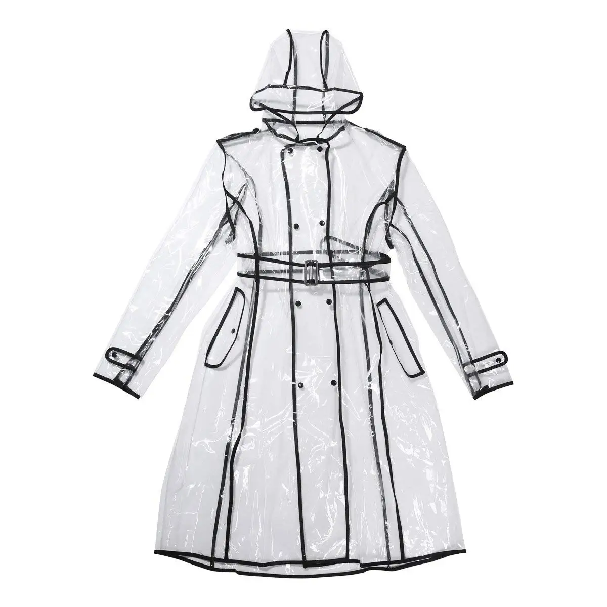 Yuding Waterproof Raincoat Lightweight Packable Raincoat Transparent Rainwear hooded Long Women Rain Jacket
Yuding Waterproof Raincoat Lightweight Packable Raincoat Transparent Rainwear hooded Long Women Rain Jacket