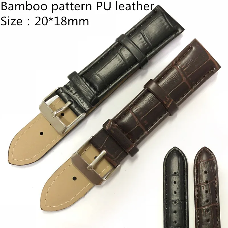 Low price high quality luxury bamboo PU watch band 18mm 20mm leather stainless steel buckle strap for Daniel Wellington DW watch
Low price high quality luxury bamboo PU watch band 18mm 20mm leather stainless steel buckle strap for Daniel Wellington DW watch