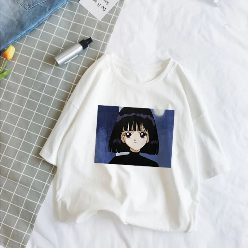 Kawaii T Shirt Women Summer Top 2018 new Harajuku T-shirt print Sailor Moon casual Loose Short Sleeve Plus Size Tee Shirt Femme
Kawaii T Shirt Women Summer Top 2018 new Harajuku T-shirt print Sailor Moon casual Loose Short Sleeve Plus Size Tee Shirt Femme
