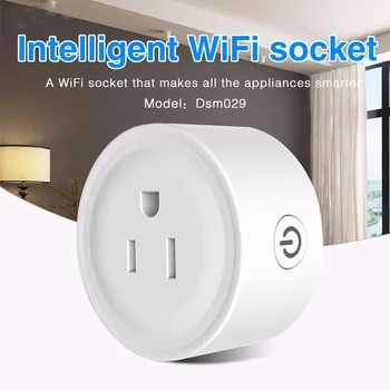 WiFi Smart Socket Phone Remote Control Timer Switch Power Socket Voice Control US Plug
WiFi Smart Socket Phone Remote Control Timer Switch Power Socket Voice Control US Plug
