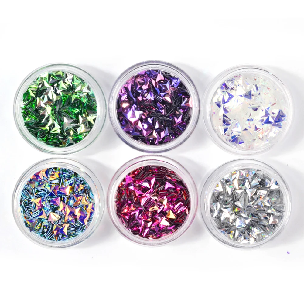 6 Color / Set Imported Triangle Diamond Sequin Three-dimensional Colorful Sequin Shiny Women Beauty Nail Decoration
6 Color / Set Imported Triangle Diamond Sequin Three-dimensional Colorful Sequin Shiny Women Beauty Nail Decoration