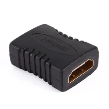 VBESTLIFE HDMI Cable Extension Adapter 1080P HDTV F/F Female to Female HDMI Extension Cord Connector Black