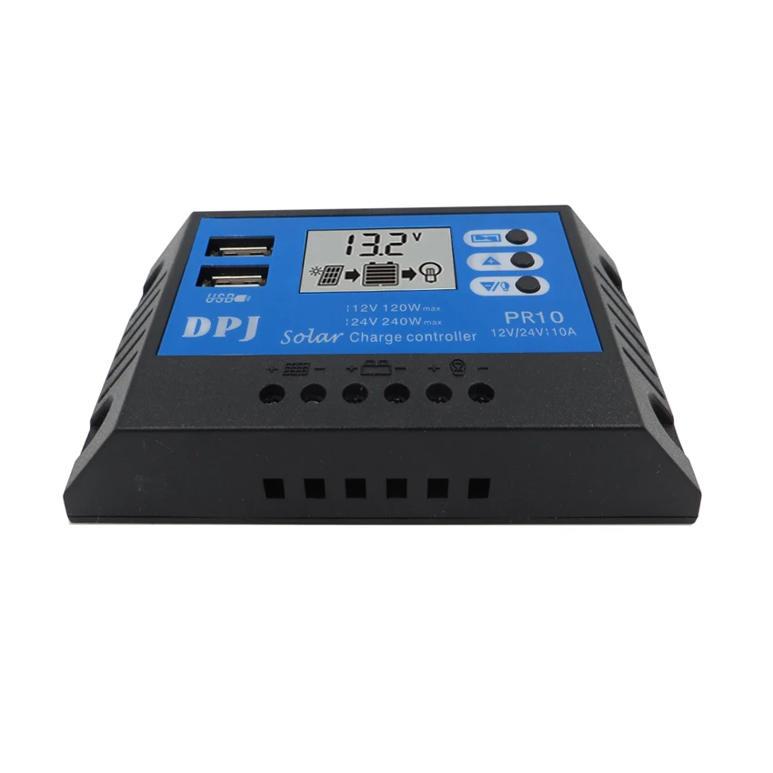 10A 20A 30A 60A 80A RP10 DC 12 V 24 Авто Панели солнечные PWM зарядное устройство на солнечных
