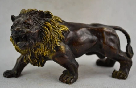 Copper Brass CHINESE crafts Asian 6.2 inch / Elaborate Old Chinese hand carved copper fierce lion statue sculpture navidad
Copper Brass CHINESE crafts Asian 6.2 inch / Elaborate Old Chinese hand carved copper fierce lion statue sculpture navidad