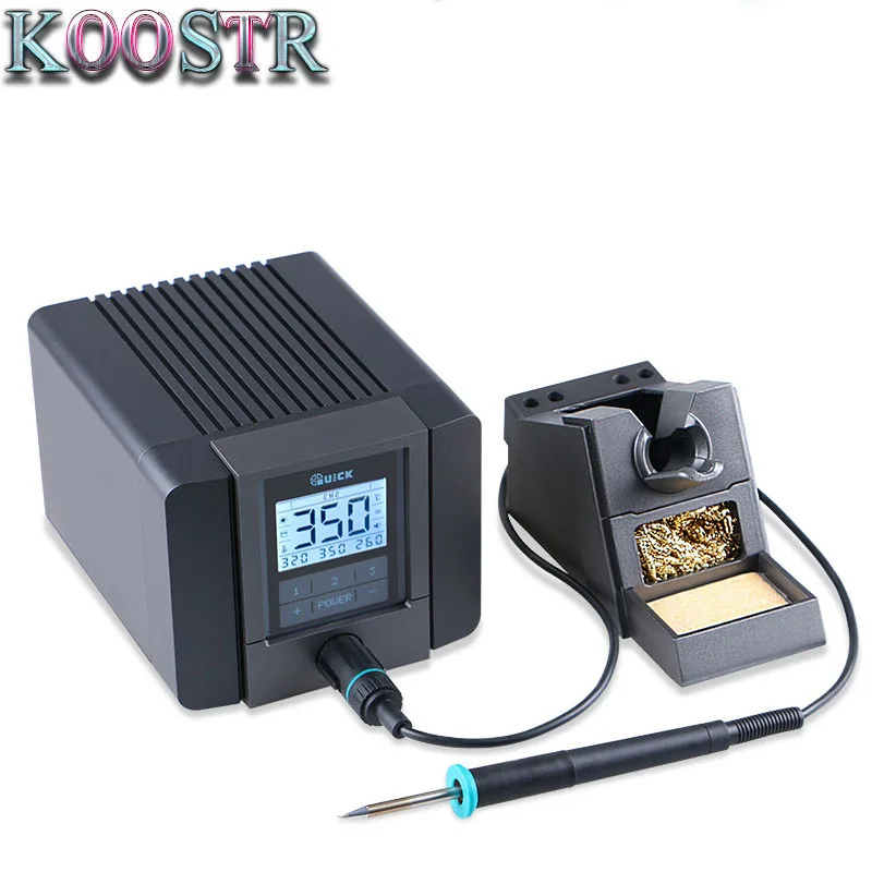 QUICK TS1200A Best Quality lead-free soldering station electric iron 120W anti-static soldering 8 second fast heating Welding
QUICK TS1200A Best Quality lead-free soldering station electric iron 120W anti-static soldering 8 second fast heating Welding