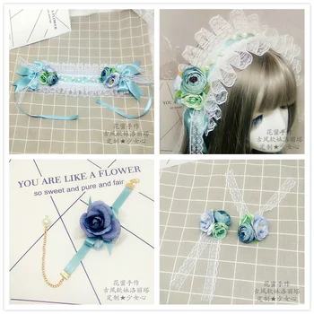 Japanese girls tire lolita soft sister hair band lolita take pills hair clip retro bracelet
Japanese girls tire lolita soft sister hair band lolita take pills hair clip retro bracelet
