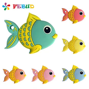 New 1pc fish Infant Children Soft Non-toxic Silicone Teether Baby Chew Toy drop shipping
New 1pc fish Infant Children Soft Non-toxic Silicone Teether Baby Chew Toy drop shipping