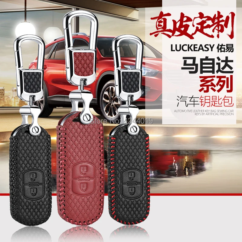 LUCKEASY Car Keychain Keyring Key Bag Key Fob Central Key Cover For Mazda 2 3 6 CX-5
LUCKEASY Car Keychain Keyring Key Bag Key Fob Central Key Cover For Mazda 2 3 6 CX-5