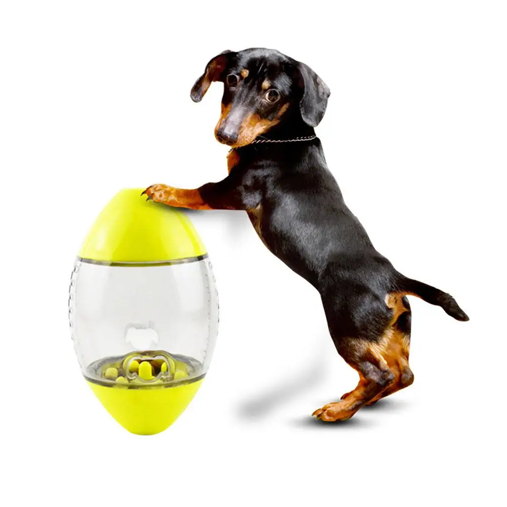 LanLan Nontoxic Pet Dog Cat Rugby Ball Toy Funny Food Treat Feeder Tooth Cleaning Ball for Dog Puppy Cat
LanLan Nontoxic Pet Dog Cat Rugby Ball Toy Funny Food Treat Feeder Tooth Cleaning Ball for Dog Puppy Cat