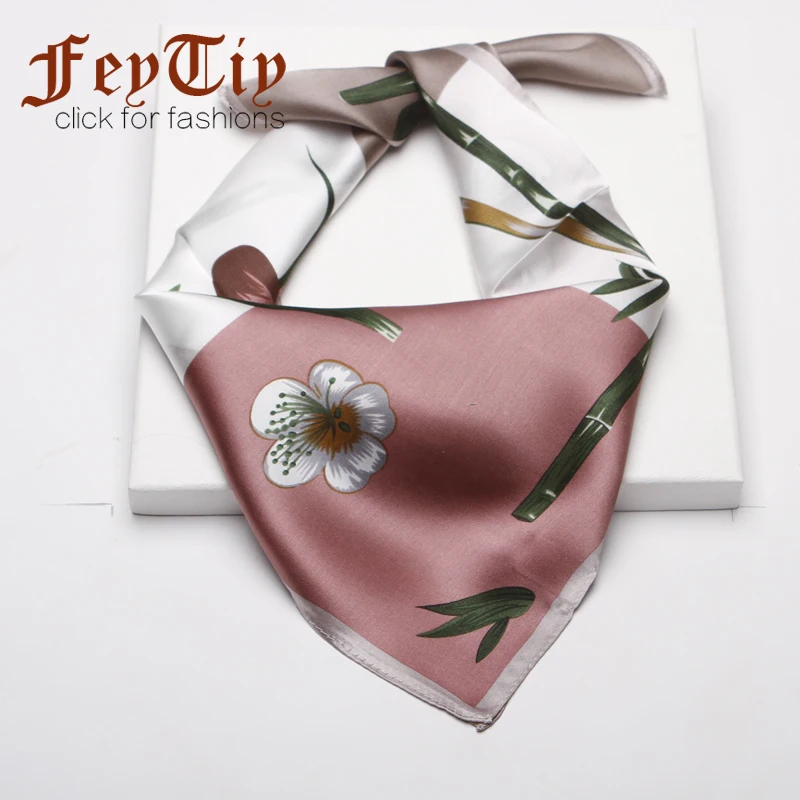 100% Pure Silk Color Block Scarf Women Pink Neckerchief Fashion Flower&Bamboo Print Wraps Small Square Head Bag Scarves 53*53cm
100% Pure Silk Color Block Scarf Women Pink Neckerchief Fashion Flower&Bamboo Print Wraps Small Square Head Bag Scarves 53*53cm