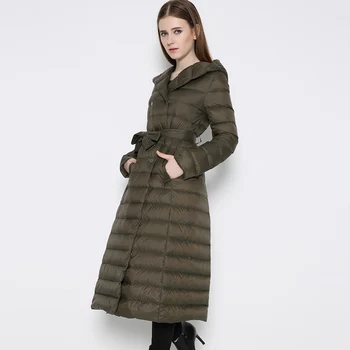 plus size M-3XL Coat Ultra warm white Duck Down Jacket x-Long Female Overcoat Slim Solid Jackets Winter Coats Parkas Padded
plus size M-3XL Coat Ultra warm white Duck Down Jacket x-Long Female Overcoat Slim Solid Jackets Winter Coats Parkas Padded