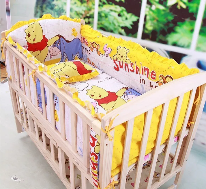 Bedding Newborn Bedding set Baby Cartoon Kids Crib Bed Sheets 100% Cotton Bedding Baby Bedclothes w/ Pillow Bumpers Mattress
Bedding Newborn Bedding set Baby Cartoon Kids Crib Bed Sheets 100% Cotton Bedding Baby Bedclothes w/ Pillow Bumpers Mattress