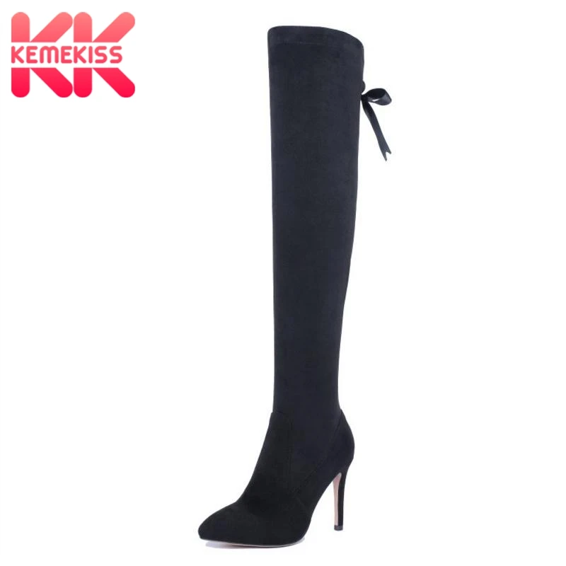 KemeKiss Size 34-48 Women Over Knee Boots Real Leather Zipper Winter Shoes Woman High Heel Boots Sexy Fashion Long Boots
KemeKiss Size 34-48 Women Over Knee Boots Real Leather Zipper Winter Shoes Woman High Heel Boots Sexy Fashion Long Boots