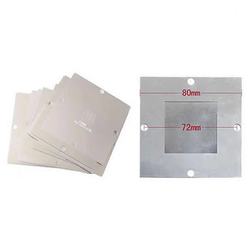 

23 pcs/set BGA Reballing 80mm*80mm Game console Stencils 80*80mm for PS3, Xbox 360, Wii, etc Rework Repair Tools