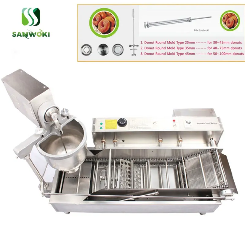 Double row full automatic donut machine with counter Automatic doughnut maker machine Electric donut maker fryer machines
Double row full automatic donut machine with counter Automatic doughnut maker machine Electric donut maker fryer machines