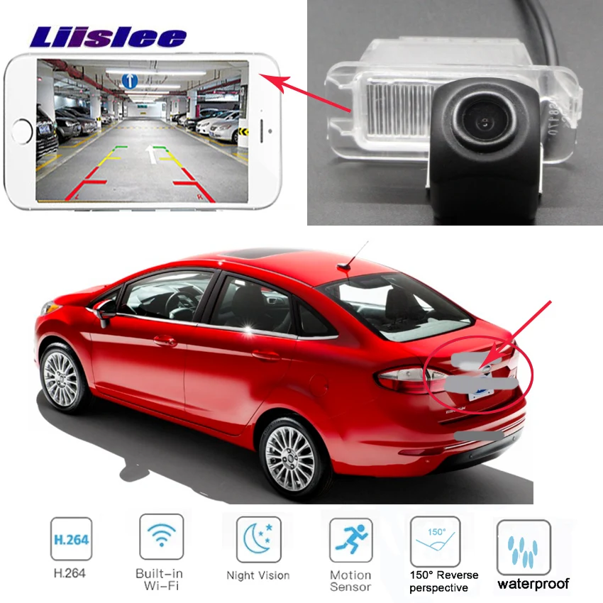 LiisLee WIFI Rear View camera for Ford Fiesta sedan 2013~2018 CCD Reversing Parking Camera license wireless camera
LiisLee WIFI Rear View camera for Ford Fiesta sedan 2013~2018 CCD Reversing Parking Camera license wireless camera