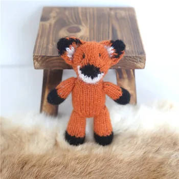 Hand Knitted Stuffed Fox for Newborn Photography Knitted Fox Stuffed Animal Baby Photo toy doll
Hand Knitted Stuffed Fox for Newborn Photography Knitted Fox Stuffed Animal Baby Photo toy doll