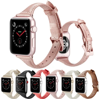 High quality Leather Bracelet Series 4 For Apple Watch Band 44mm 40mm Wrist Strap For iWatch 42mm 38mm Series 1 2 3 Watchband
High quality Leather Bracelet Series 4 For Apple Watch Band 44mm 40mm Wrist Strap For iWatch 42mm 38mm Series 1 2 3 Watchband