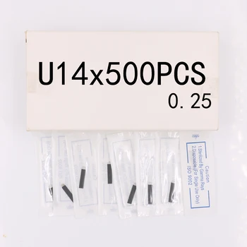 500PCS U-Shape 14 pin Eyebrow Makeup Manual Tattoo Needles For Permanent Microblading Embroidery Pen Tattoo Blade 0.25mm
500PCS U-Shape 14 pin Eyebrow Makeup Manual Tattoo Needles For Permanent Microblading Embroidery Pen Tattoo Blade 0.25mm