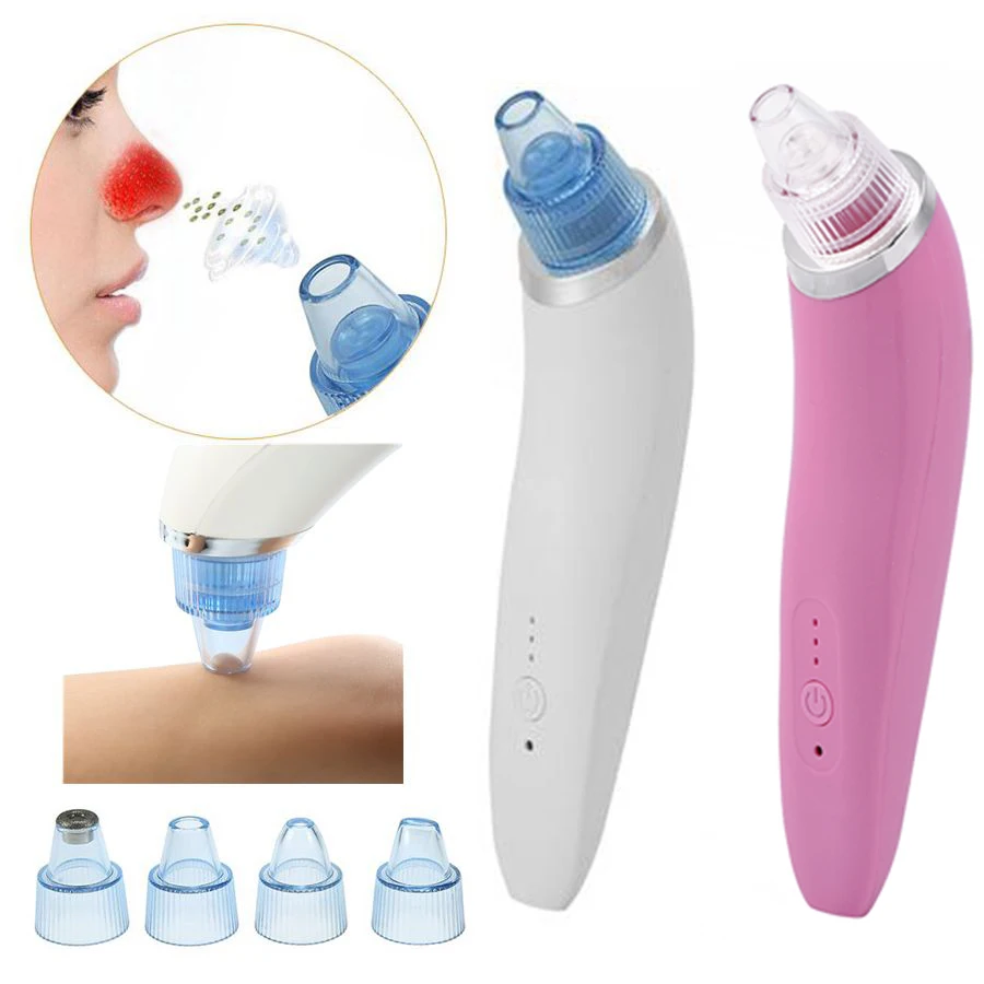 4 in 1 Electric Vacuum Pore Cleaner Blackhead Acne Removal Extractor Black Spot Face Cleaner Skin Care Face Lift Massager Tool
4 in 1 Electric Vacuum Pore Cleaner Blackhead Acne Removal Extractor Black Spot Face Cleaner Skin Care Face Lift Massager Tool