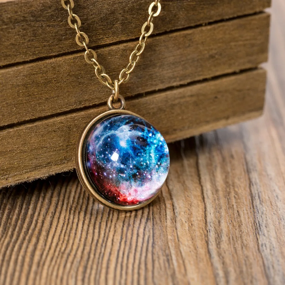 Fashion Double-sided Glass Ball Women Pendant Starry Sky Universe Handmade Custom Planet Necklace Valentine Day DropShipping
Fashion Double-sided Glass Ball Women Pendant Starry Sky Universe Handmade Custom Planet Necklace Valentine Day DropShipping