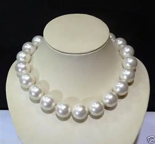 RARE HUGE 20MM GENUINE WHITE SOUTH SEA SHELL IMITATION PEARL ROUND GEMS NECKLACE 18
RARE HUGE 20MM GENUINE WHITE SOUTH SEA SHELL IMITATION PEARL ROUND GEMS NECKLACE 18