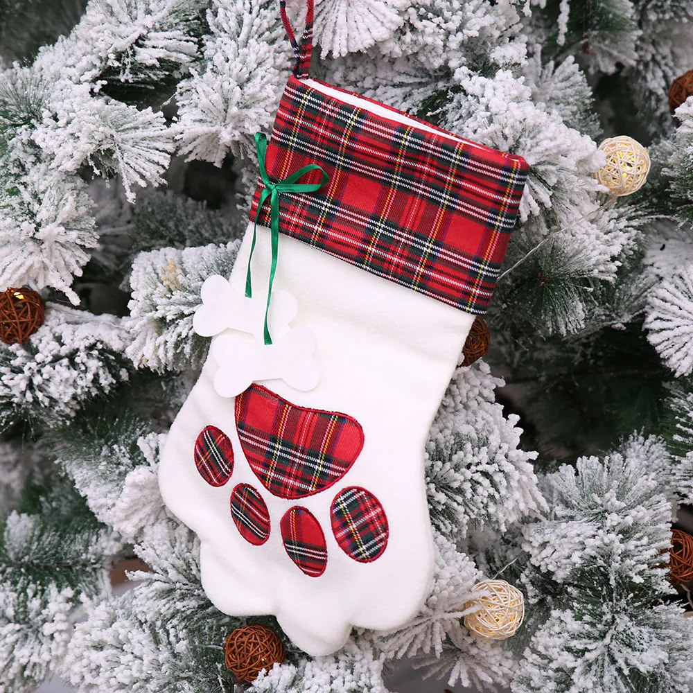46*20cm Dog Paw Christmas Sock Bag New Year Gift Bag Christmas Tree Pendant Christmans Decorations For Home Kerst Decorative 25
46*20cm Dog Paw Christmas Sock Bag New Year Gift Bag Christmas Tree Pendant Christmans Decorations For Home Kerst Decorative 25