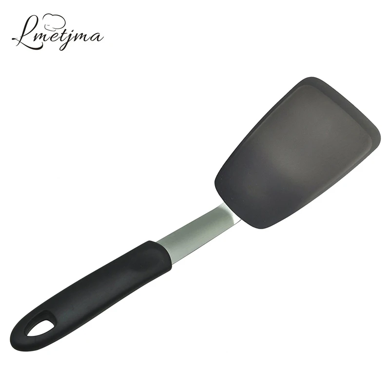 LMETJMA Flexible Silicone Turner Spatula 600F Heat-Resistant Silicone Turner Non-stick Beef Meat Egg Scraper Pizza Shovel KC0028
LMETJMA Flexible Silicone Turner Spatula 600F Heat-Resistant Silicone Turner Non-stick Beef Meat Egg Scraper Pizza Shovel KC0028