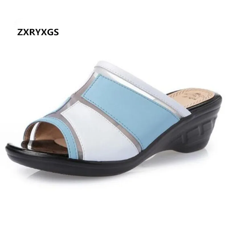 Hot light comfort summer shoes women Slippers 2019 New real leather sandals fashion shoes wedges summer women sandals plus size
Hot light comfort summer shoes women Slippers 2019 New real leather sandals fashion shoes wedges summer women sandals plus size