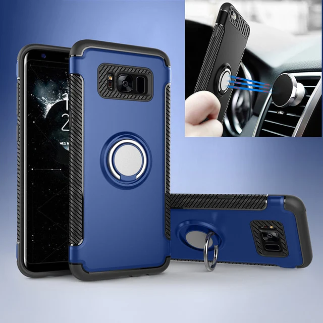 Shockproof Armor Case For Samsung Galaxy S9 S8 Plus S7 Edge Car Ring Holder Stand Cover For iphone X 8 7 6 6S Plus Coque
Shockproof Armor Case For Samsung Galaxy S9 S8 Plus S7 Edge Car Ring Holder Stand Cover For iphone X 8 7 6 6S Plus Coque