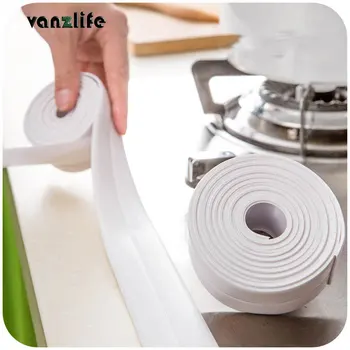 Vanzlife kitchen pvc waterproof mildew proof tape line corner seams moisture protection collision rubber strip wall stickers
Vanzlife kitchen pvc waterproof mildew proof tape line corner seams moisture protection collision rubber strip wall stickers
