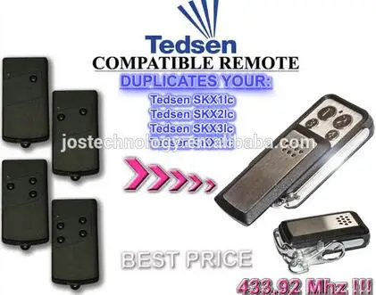 The remote for Tedsen SKX1IC, SKX2IC, SKX3IC, SKX4IC universal replacement remote control
The remote for Tedsen SKX1IC, SKX2IC, SKX3IC, SKX4IC universal replacement remote control