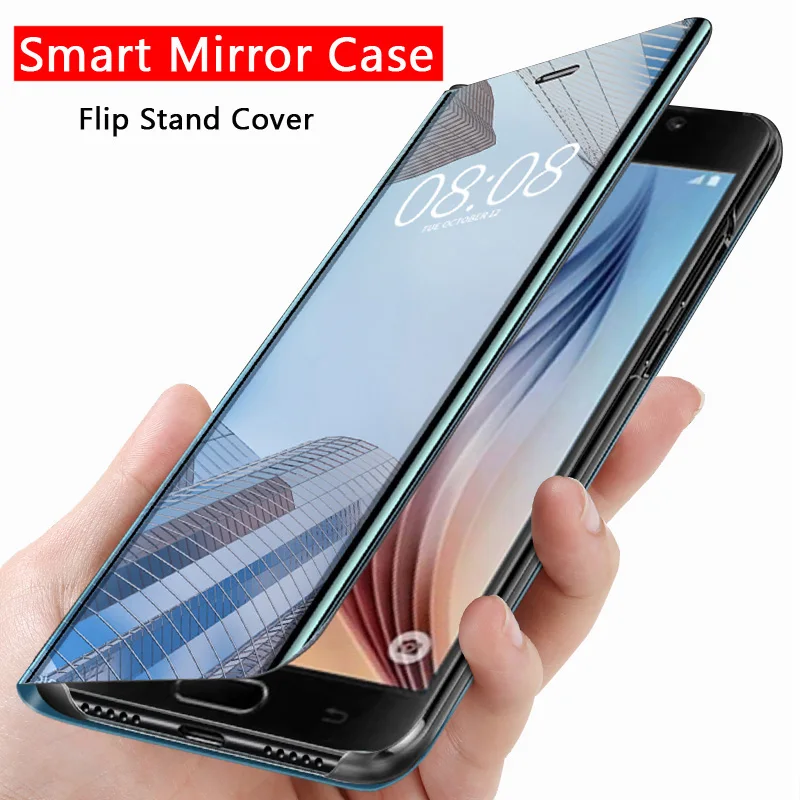 Clear View Mirror Smart Stand Case For Samsung Galaxy S9 S8 Plus Leather Phone Cases For Samsung S6 S7 Edge Note 8 9 Flip Cover
Clear View Mirror Smart Stand Case For Samsung Galaxy S9 S8 Plus Leather Phone Cases For Samsung S6 S7 Edge Note 8 9 Flip Cover
