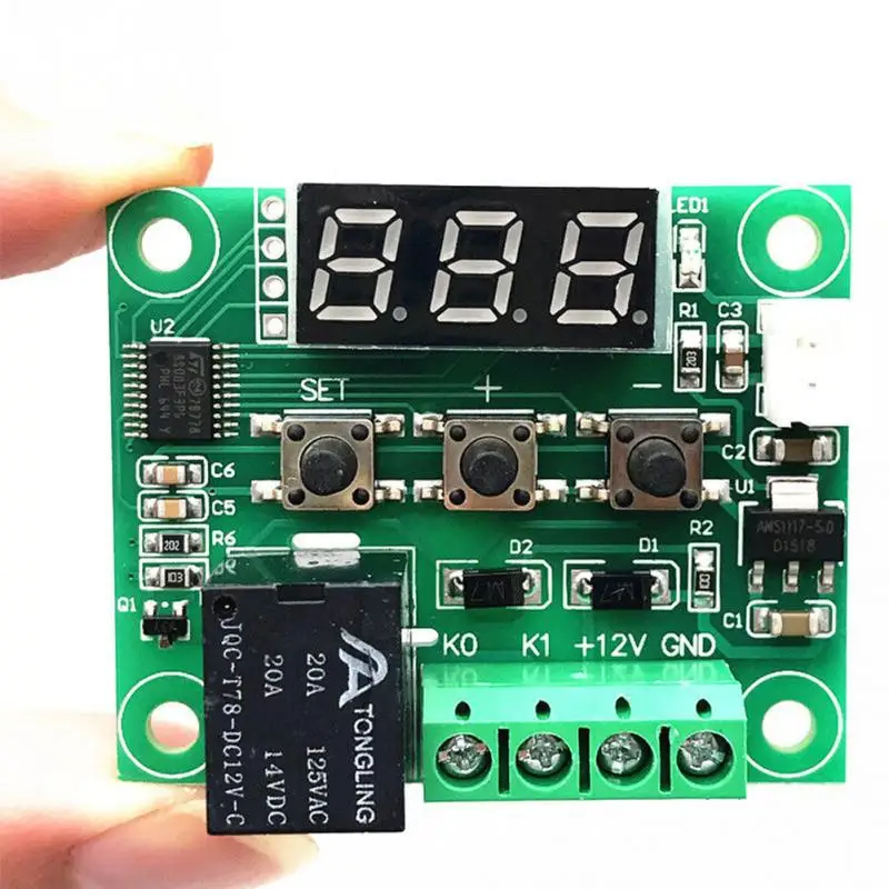 LED Digital Thermostat Temperature Control Thermometer Thermo Controller Switch Module DC 12V Waterproof NTC Sensor
LED Digital Thermostat Temperature Control Thermometer Thermo Controller Switch Module DC 12V Waterproof NTC Sensor