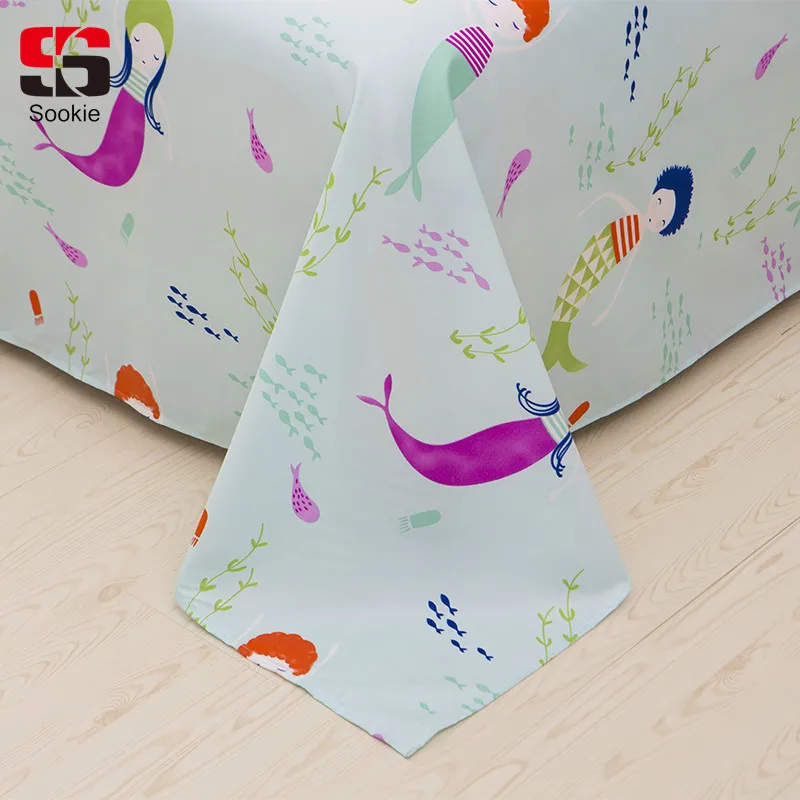 Sookie Mermaid Bed Flat Sheets Cute Pretty Mattress Cover for girls Reactive Printing Bedspread
Sookie Mermaid Bed Flat Sheets Cute Pretty Mattress Cover for girls Reactive Printing Bedspread