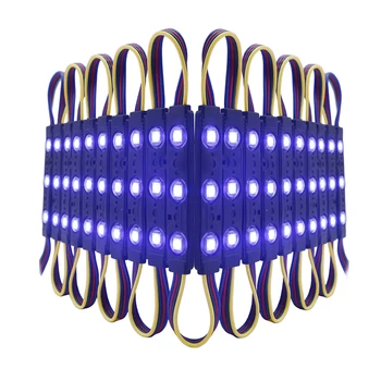 RGB 5050 SMD LED Module Injection Light DC12V 3LED Waterproof Advertising Sign Store Front Lighting Module Strip Light 20-100PCS
RGB 5050 SMD LED Module Injection Light DC12V 3LED Waterproof Advertising Sign Store Front Lighting Module Strip Light 20-100PCS