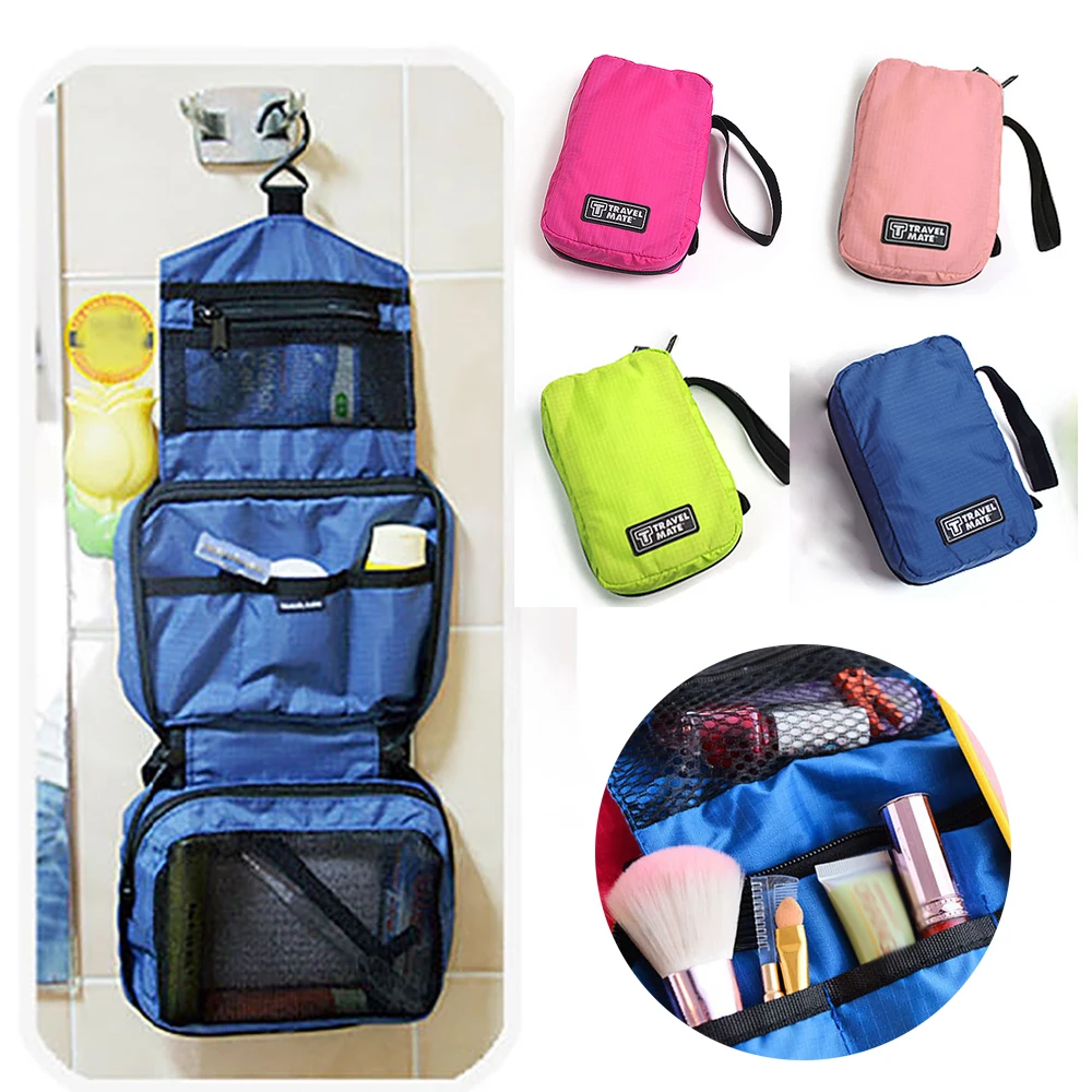 Portable Travel Cosmetic Bag Toiletries Organizer Pouch Waterproof Hanging Bag Make Up Necessities Storage Bag Bathroom Wash Bag
Portable Travel Cosmetic Bag Toiletries Organizer Pouch Waterproof Hanging Bag Make Up Necessities Storage Bag Bathroom Wash Bag
