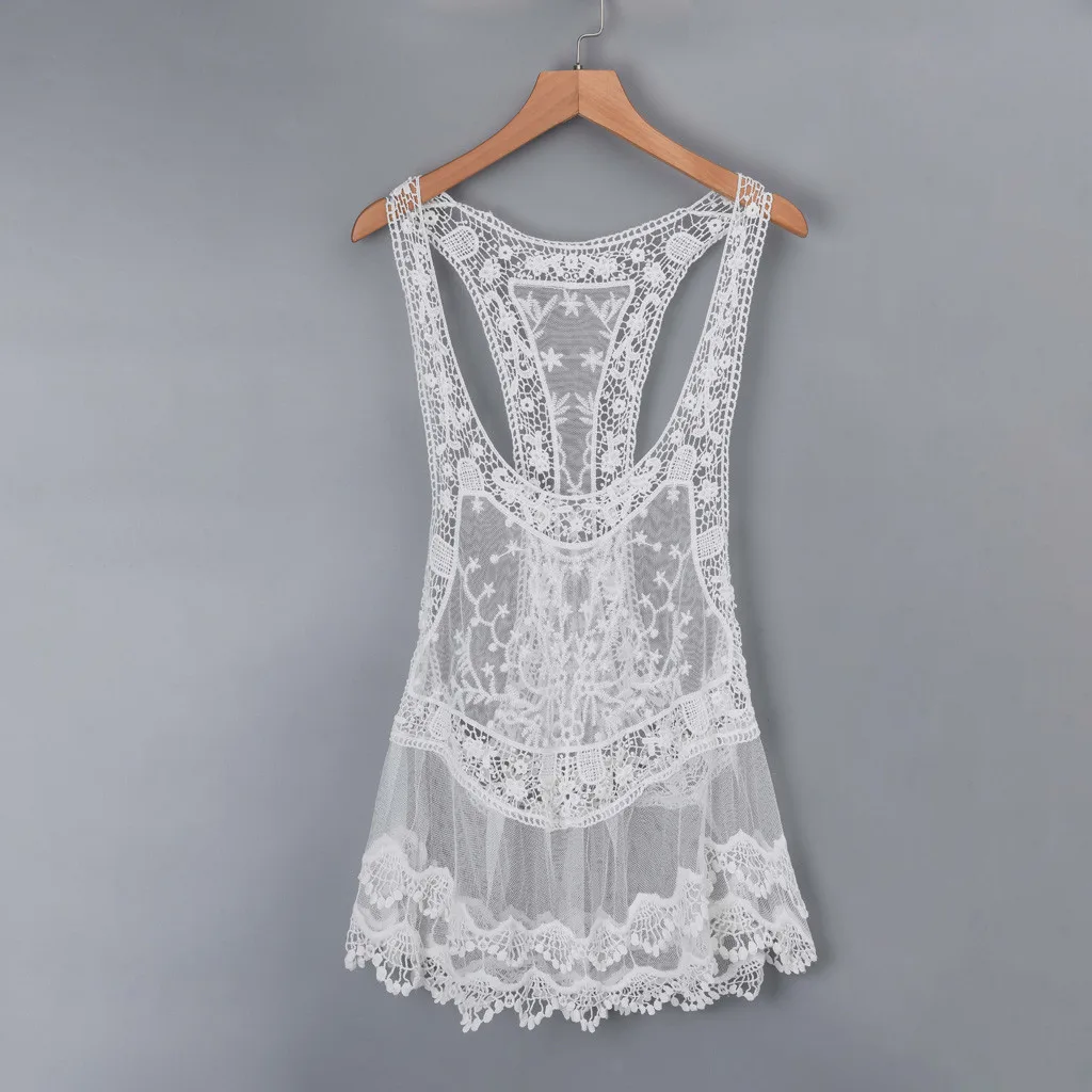 Stylish Bar 2019 Women Summer Hollow-Out Lace Bikini Cover Up Beach Sunscreen Overall Dress Ladies Sleeveless Sling Dresses H123
Stylish Bar 2019 Women Summer Hollow-Out Lace Bikini Cover Up Beach Sunscreen Overall Dress Ladies Sleeveless Sling Dresses H123