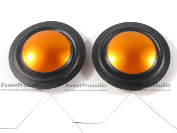 2 pcs 25.4mm 25.5mm (1") silk + Gold titanium diaphragm dome Tweeters voice coil 8ohm
2 pcs 25.4mm 25.5mm (1") silk + Gold titanium diaphragm dome Tweeters voice coil 8ohm