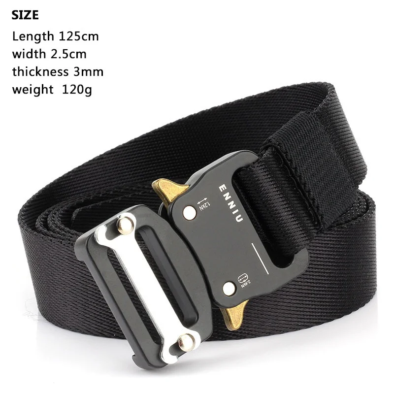 Tactical Belts Nylon Military Waist Belt with Metal Buckle Adjustable Heavy Duty Training Waist Belt Hunting Accessories HTB14DYiUSzqK1RjSZPxq6A4tVXaC - Tactical Belts Nylon Military Waist Belt with Metal Buckle Adjustable Heavy Duty Training Waist Belt Hunting Accessories