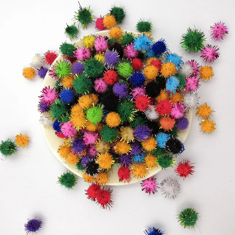 100Pcs/lot Mini Fluffy Soft Pom Poms Ball Plush Mixed Color Creative Kids Handmade Polypropylene Glitter Ball DIY Craft Supplies
100Pcs/lot Mini Fluffy Soft Pom Poms Ball Plush Mixed Color Creative Kids Handmade Polypropylene Glitter Ball DIY Craft Supplies