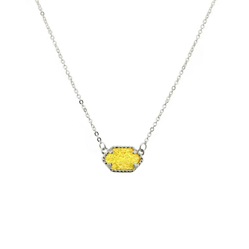 Wholesale KS Jewelry Gold & Silver Plating Oval Druzy Necklace Fashion Necklace for Women
Wholesale KS Jewelry Gold & Silver Plating Oval Druzy Necklace Fashion Necklace for Women