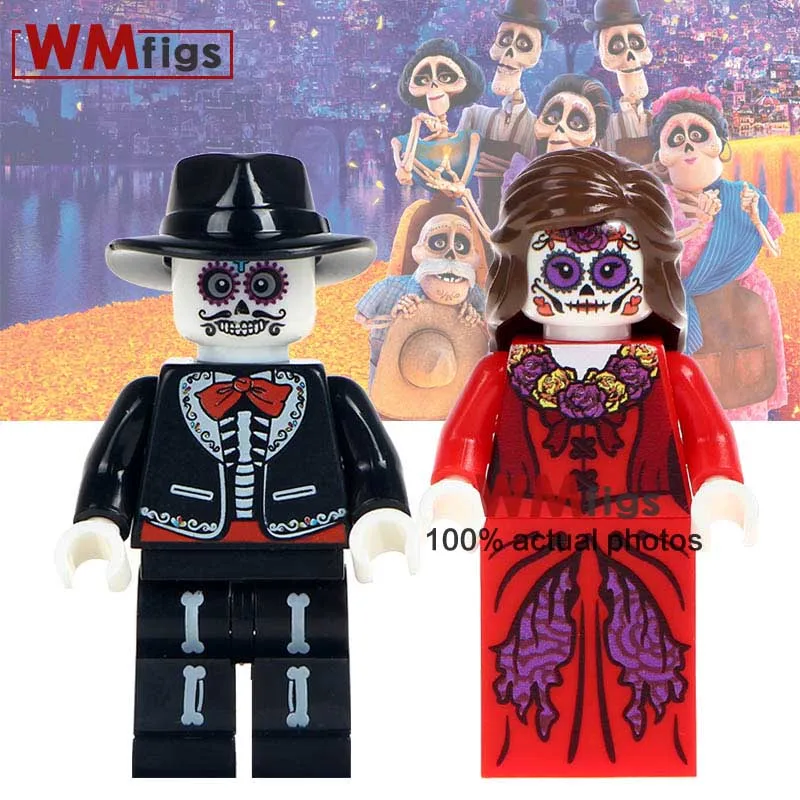 Building Blocks Single Sale WM8001 WM8002 Skeleton Movie Coco Day of the Dead Holiday Education Learning Children Gift Toys
Building Blocks Single Sale WM8001 WM8002 Skeleton Movie Coco Day of the Dead Holiday Education Learning Children Gift Toys