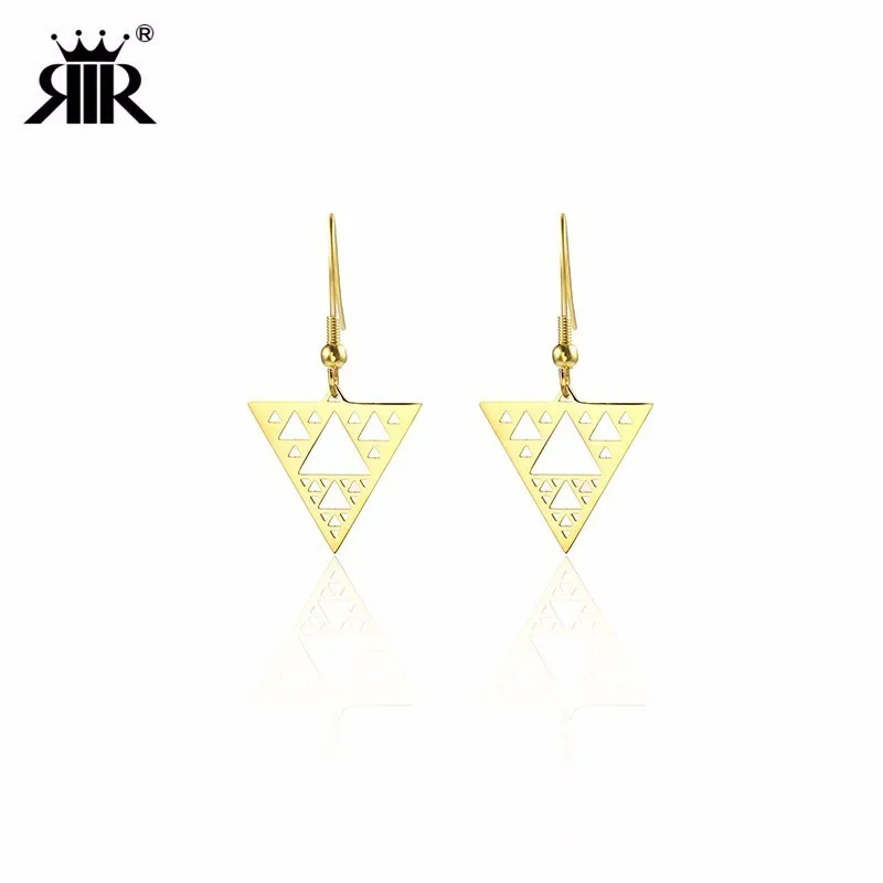 RIR Classic Geometry Hollow Triangle Drop Earrings Stainless Steel Math Creative Women Jewellery Earrings Gift
RIR Classic Geometry Hollow Triangle Drop Earrings Stainless Steel Math Creative Women Jewellery Earrings Gift