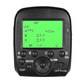 2.4GHz TTL Wireless Flash Trigger Transmitter HSS 1/8000s 4 Group 16 Channel LCD Display for Sony A77II A7RII A58 A99 ILCE600L
2.4GHz TTL Wireless Flash Trigger Transmitter HSS 1/8000s 4 Group 16 Channel LCD Display for Sony A77II A7RII A58 A99 ILCE600L