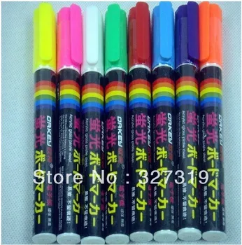 8pcs new Marker Pen 8 Colors Liquid Chalk LED Highlighter Fluorescent screen Write Board
8pcs new Marker Pen 8 Colors Liquid Chalk LED Highlighter Fluorescent screen Write Board