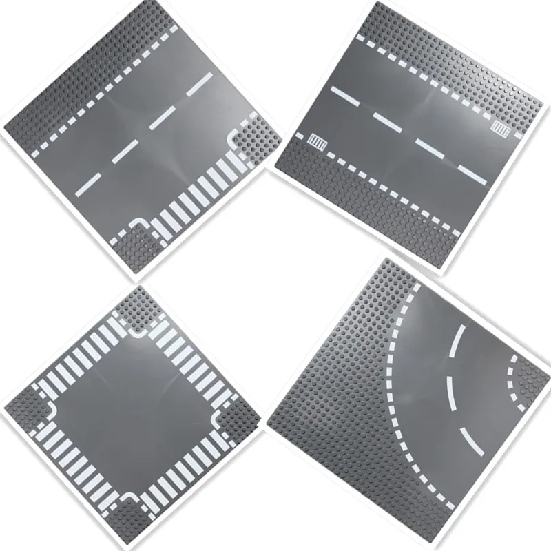 City Road Street Base Plate Bricks Straight Crossroad Curve Baseplate DIY Building Blocks LegoINGLs Technic Toys for Children
City Road Street Base Plate Bricks Straight Crossroad Curve Baseplate DIY Building Blocks LegoINGLs Technic Toys for Children
