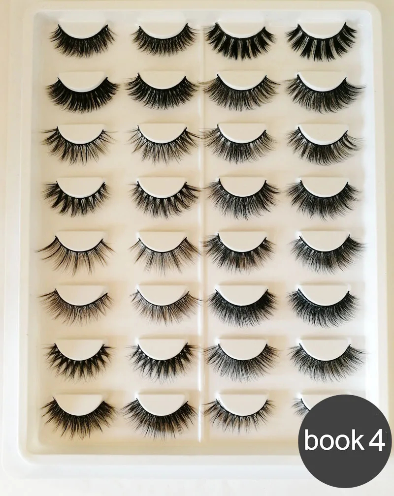 3D faux mink Lashes 3D Silk lashes 3D mink eyelashes 16 pairs lashes book Thick long Lashes False Eyelash box eyelash book
3D faux mink Lashes 3D Silk lashes 3D mink eyelashes 16 pairs lashes book Thick long Lashes False Eyelash box eyelash book